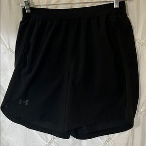 Under Armour Black Performance Shorts-Size Medium